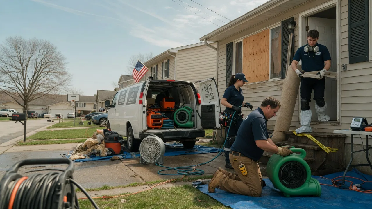 Water Damage Restoration in Coldwater, MI near me